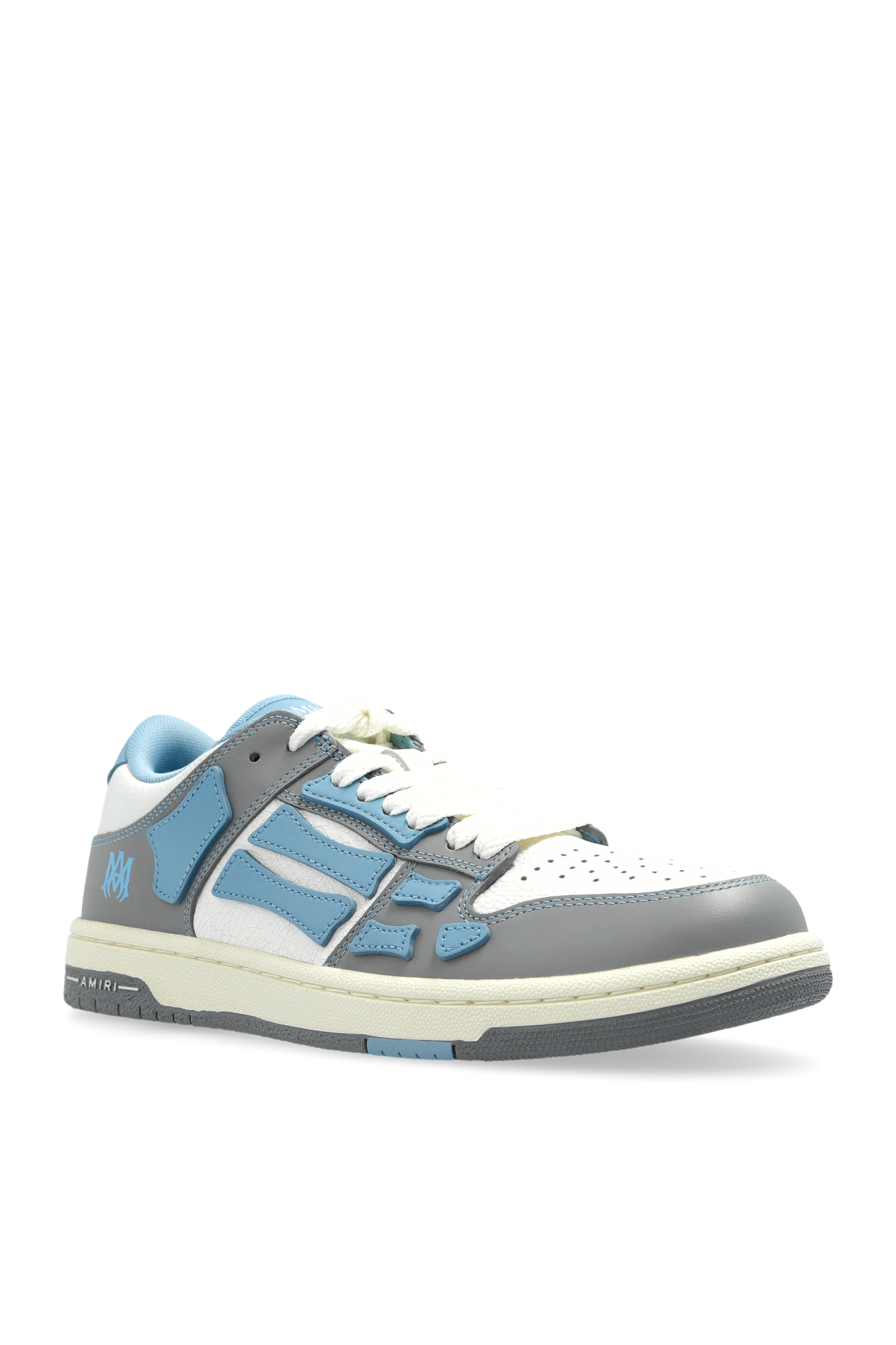 Niebieski Buty sportowe `Varsity Skel Top` Amiri - Vitkac Polska
